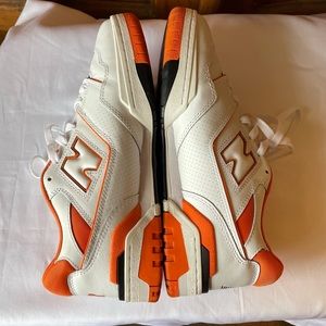 New Balance 550 Varsity Orange Men’s 9.5 "Syracuse Orange” White Orange Black